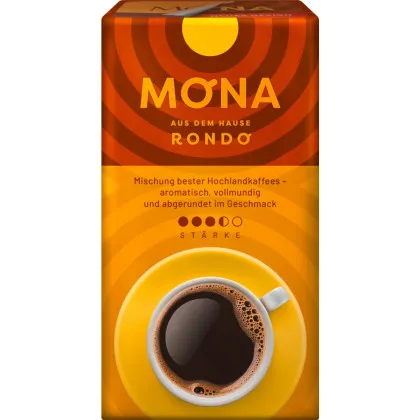 Röstfein Mona Café filtre moulu 12 x 500 g emballé sous vide